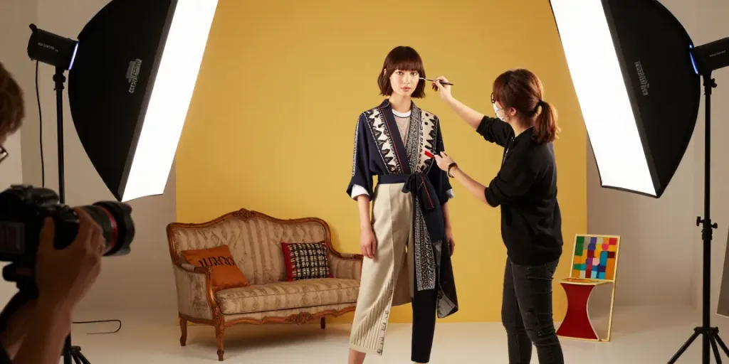 Menampilkan Hanamori Kaho dalam sesi pemotretan fashion, menciptakan bokep hanamori yang menarik dan penuh gaya.